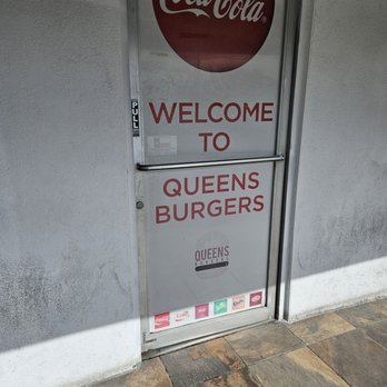 Queens Burgers - Entrance to the inside - Burgers Near Me - Pacoima, California
