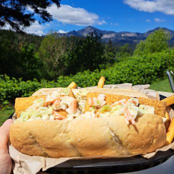 Brigham Fish Market - Halibut po boy - Seafood Markets Near Me - Cascade Locks, Oregon