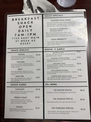 Menu photo 4 Breakfast Shack Mesa, AZ Menu photo 4 Breakfast Shack Mesa, AZ