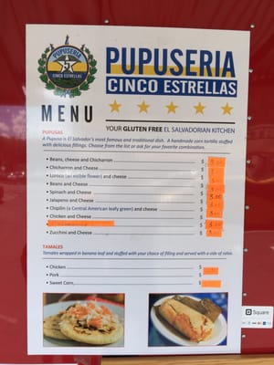 Menu photo 1 Pupuseria 5 Estrellas Portland, OR Menu photo 1 Pupuseria 5 Estrellas Portland, OR