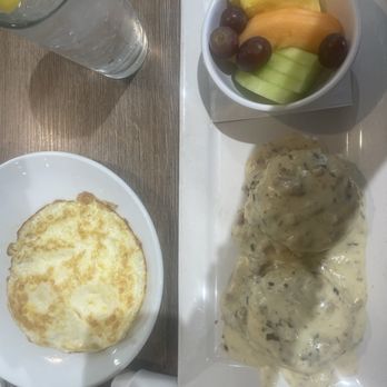 Sweet Cafe - Biscuits & Gravy plus eggs - Breakfast & Brunch Near Me - Chicago, Illinois