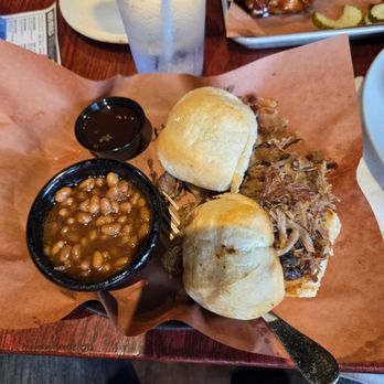 RibCrib BBQ - Brisket sliders n beans - Barbeque Near Me - Mason City, Iowa RibCrib BBQ - Brisket sliders n beans - Barbeque Near Me - Mason City, Iowa