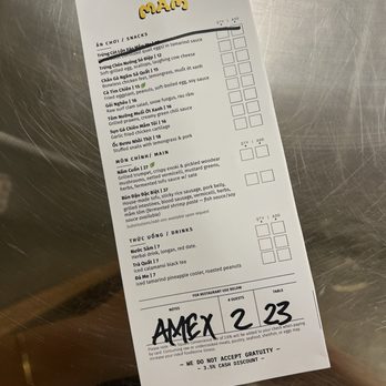 Mắm - Menu 8/19/24 - ran out of balut - Vietnamese Near Me - New York, New York Mắm - Menu 8/19/24 - ran out of balut - Vietnamese Near Me - New York, New York