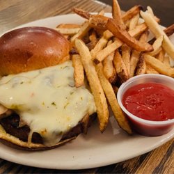 The Brewerie at Union Station - Impossible Burger with Fries