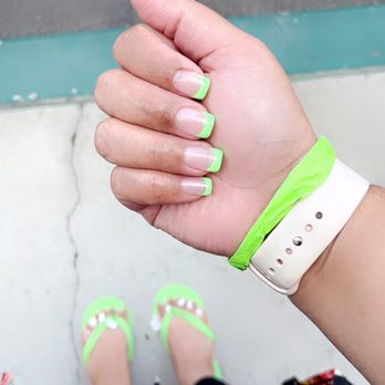 Nail Passion - My matching full set & pedi :) - Nail Salons Near Me - Corona, California