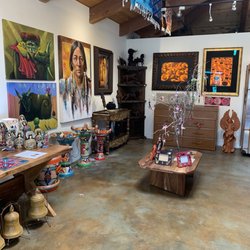 Inside store