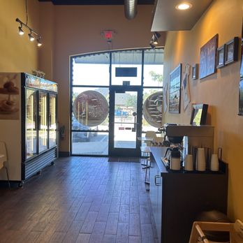Donut Bar - View from the register - Donuts Near Me - Frisco, Texas Donut Bar - View from the register - Donuts Near Me - Frisco, Texas