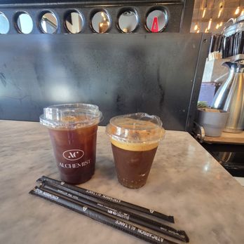 Alchemist Coffee Project - Iced Americano and espresso tonic - Coffee & Tea Near Me - Los Angeles, California