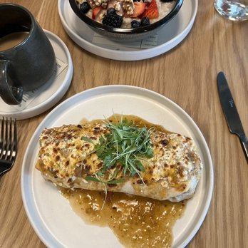Local Jones - Breakfast burrito and oats - New American Near Me - Denver, Colorado