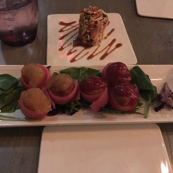 Sushiato - Fire balls and complementary salad - Japanese Near Me - Weston, Florida Sushiato - Fire balls and complementary salad - Japanese Near Me - Weston, Florida