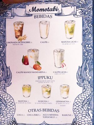 Menu photo 1 Momotabi Guadalajara, JAL