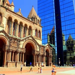 Old and New in Copley Square