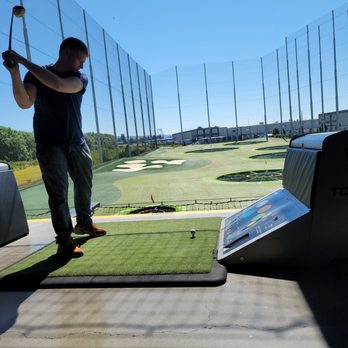 Topgolf - From the sofa in our bay - New American Near Me - Hillsboro, Oregon