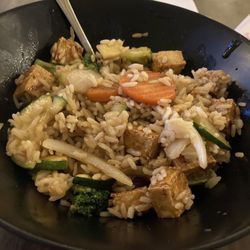 Tofu rice bowl