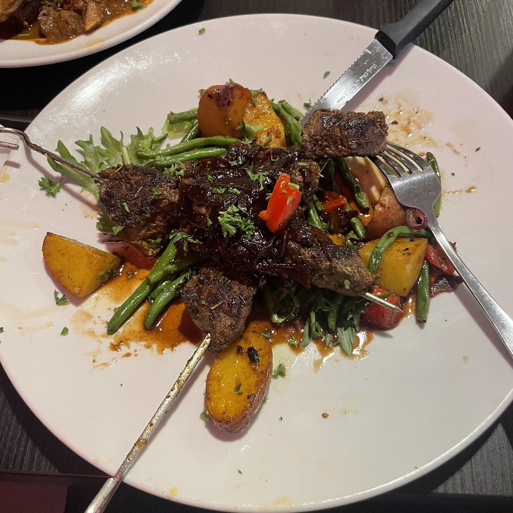Jambo Cafe - Kenyan Style Beef Kabobs - Caribbean Near Me - Santa Fe, New Mexico Jambo Cafe - Kenyan Style Beef Kabobs - Caribbean Near Me - Santa Fe, New Mexico