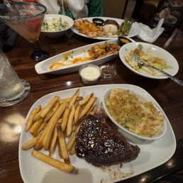 Renegade Sirloin Renegade Sirloin & Redrock Grilled Shrimp Steakhouse Mac & Cheese Signature Sides Renegade Sirloin Renegade Sirloin & Redrock Grilled Shrimp Steakhouse Mac & Cheese Signature Sides