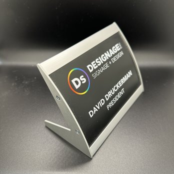 Designage - Desk sign - Signmaking Near Me - Burbank, California