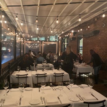 Cafe Santorini - Patio seating with heater - Italian Near Me - Pasadena, California
