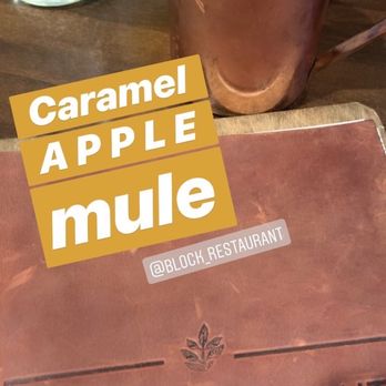 Block Restaurant - Fancy menu and Caramel Apple Mule - New American Near Me - Provo, Utah Block Restaurant - Fancy menu and Caramel Apple Mule - New American Near Me - Provo, Utah