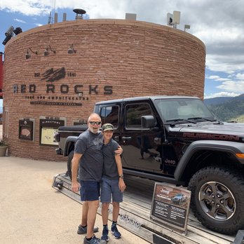 Red Rocks Amphitheatre - This Jeep was at the opening. Crazy great! OlllllllO - Music Venues Near Me - Morrison, Colorado