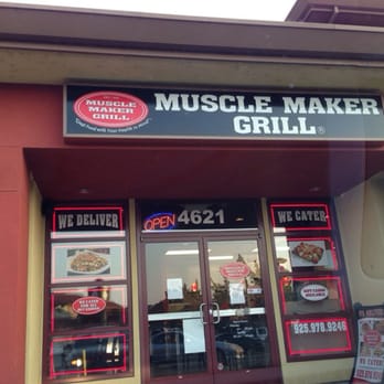 Muscle Maker Grill - Entrance - Wraps Near Me - Antioch, California