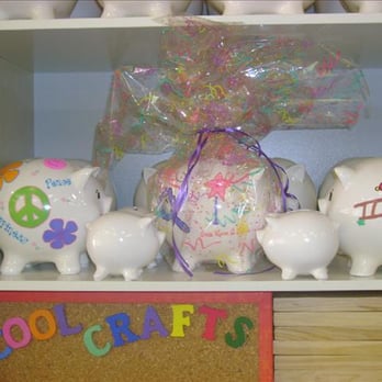 Cool Crafts - Piggy Banks to decorate. This picture was taken from another website. - Art Supplies Near Me - Seaford, New York