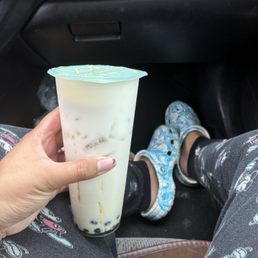 Dirty Boba, half sugar. Dirty Boba, half sugar.