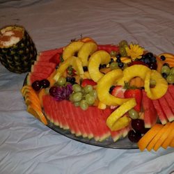The Dawg House - Our fruit tray.
