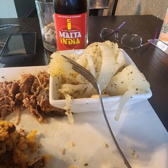 Plaza Borinquen - Yuca frita, pernil, Malta - Puerto Rican Near Me - Lancaster, California