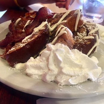 Toast Coffeehouse - Cinnamon swirl French Toast with Maple Bacon - Coffee & Tea Near Me - Patchogue, New York Toast Coffeehouse - Cinnamon swirl French Toast with Maple Bacon - Coffee & Tea Near Me - Patchogue, New York