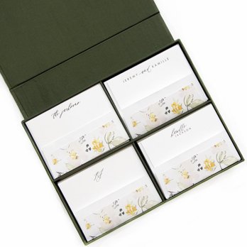 L.E. Taylor Design - Haute Papier Silk Stationery Box - Graphic Design Near Me