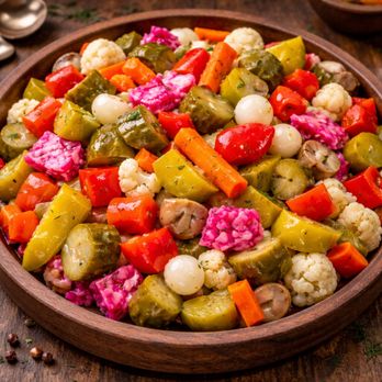 Maroon Kitchen And Bar - Pickled Veggie - Mediterranean Near Me - San Fernando Valley, California Maroon Kitchen And Bar - Pickled Veggie - Mediterranean Near Me - San Fernando Valley, California