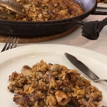 Marina Ventura - Squids paella - not as good as expected. - Arroceria / Paella Near Me - Madrid, M