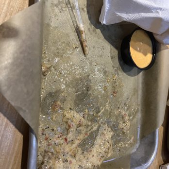 Buffalo Wild Wings - used straws to eat because we were not given forks - American Near Me - Orlando, Florida