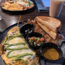 Mexican Omelet, Cold Brew