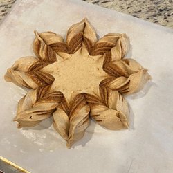 Sweet Spot Studio - Star bread I made at home after learning how to make it in class. A big hit for our Christmas party