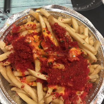 Zero Degrees - Xxtra Flamin Hot Cheetos Cheese Fries  Extra stale and missing my ranch. - Bubble Tea Near Me - Arlington, Texas