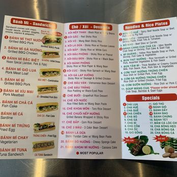 Kim Huong - Banh Mi / Desserts / Noodles & Rice Plate / Specials - Menu (May 2025) - Desserts Near Me - Westminster, California Kim Huong - Banh Mi / Desserts / Noodles & Rice Plate / Specials - Menu (May 2025) - Desserts Near Me - Westminster, California