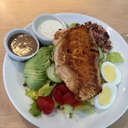 grilled salmon Cobb salad