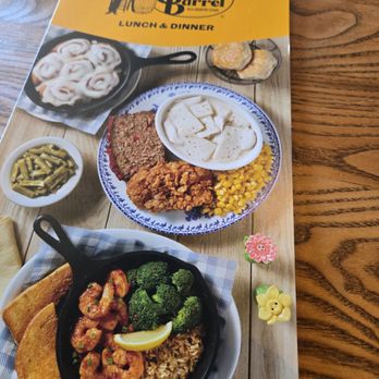 Cracker Barrel Old Country Store - Cover of menu - Southern Near Me - Albuquerque, New Mexico