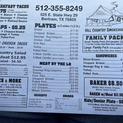 Paper menu