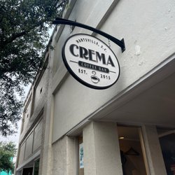 Crema Coffee Bar - The sign