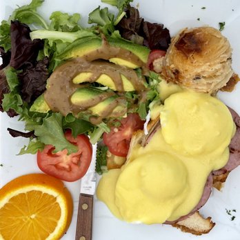 Cafe Laurent - Eggs Benedict - French Near Me - Mar Vista, California