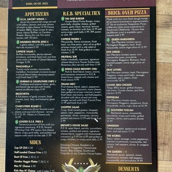 Rising Eagle Brewery - Menu - Pop-Up Restaurants Near Me - Elgin, Oklahoma
