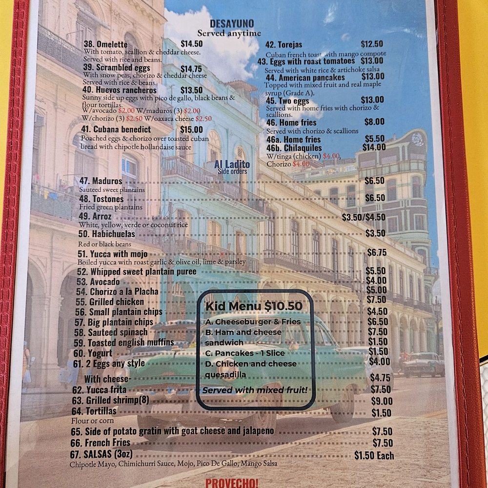 Cubana Cafe - Menu p.6 as of June 2026 - Cuban Near Me - Brooklyn, New York Cubana Cafe - Menu p.6 as of June 2026 - Cuban Near Me - Brooklyn, New York