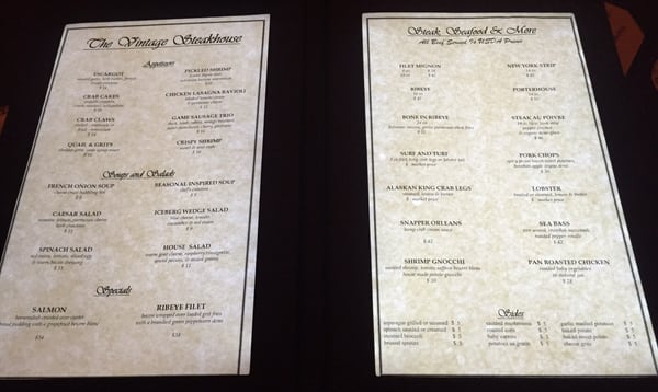 Menu photo 8 The Vintage Shreveport, LA Menu photo 8 The Vintage Shreveport, LA