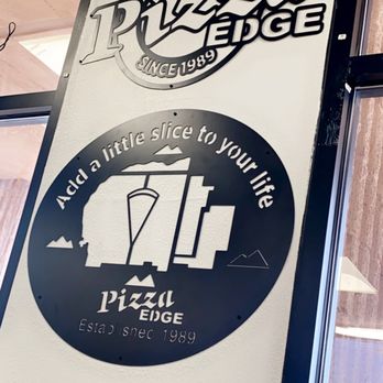 Pizza Edge - The wall decor. Thought it was pretty cool. - Pizza Near Me