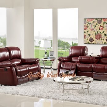 Quality West Imports - Real leather sofa recliner set - Furniture Stores Near Me - Richmond, British Columbia Quality West Imports - Real leather sofa recliner set - Furniture Stores Near Me - Richmond, British Columbia
