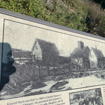 Tennis Preserve Loop Trail - Their homes and outbuildings as they once stood. - Hiking Near Me - Deer Isle, Maine