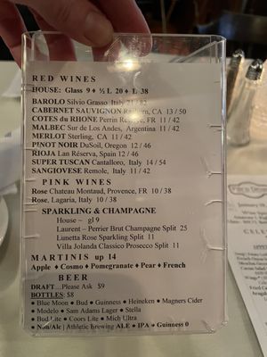 Menu photo 4 Fife 'n Drum Restaurant & Inn Kent, CT